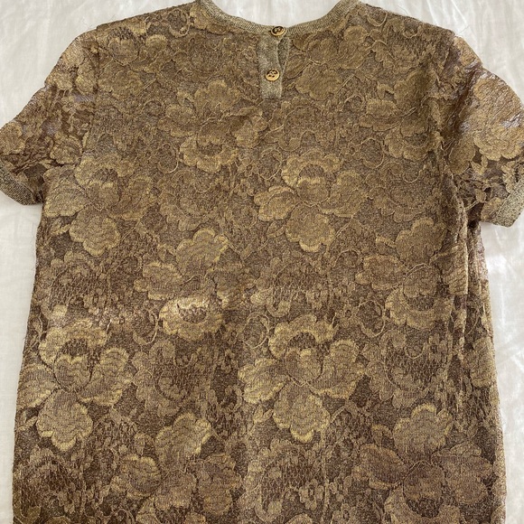 Vintage metal threaded Salvatore Ferragamo Top - Picture 2 of 5